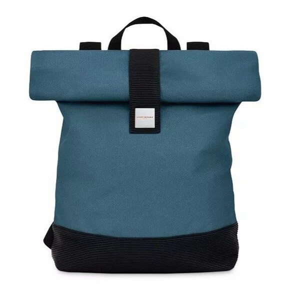 Issey Miyake Parfums Blue Weekend Travel Roll Top Backpack Bag Adjustable Straps - Picture 1 of 9